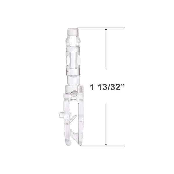 Decomatic Plus Carrier Clip Stems for Vertical Blinds - Newer Style