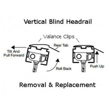 Graber and Bali Mounting Bracket for Inside Mount G-71 SuperVue and Everglide Vertical Blinds