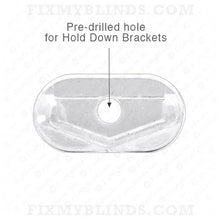 Levolor Riviera Bottom Rail End Cap for 1