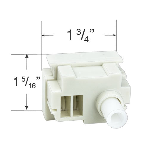 Cord and Bead Chain Operated Control End Set for Vertical Blinds