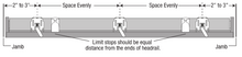 Hunter Douglas Limit Stop for Silhouette Shades - XL Size
