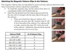 Alta & Hunter Douglas Magnetic Valance Holder for Wood and Faux Wood Blinds